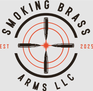 SMOKING  BRASS ARMS LLC EST 2025 logo