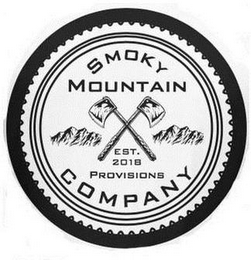 SMOKY MOUNTAIN PROVISIONS COMPANY EST. 2018 logo