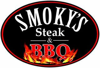 SMOKY'S STEAK & BBQ logo