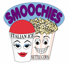 SMOOCHIES ITALIAN ICE KETTLE CORN logo