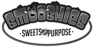 SMOOSHIES · SWEETS WITH PURPOSE · logo