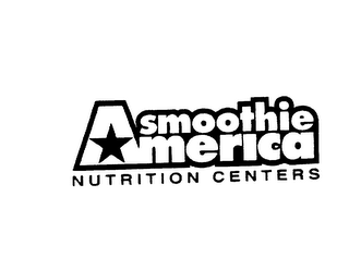 SMOOTHIE AMERICA NUTRITION CENTERS logo