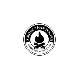 S'MORE THAN DINNER WHERE FIRE MEETS FLAVOR logo