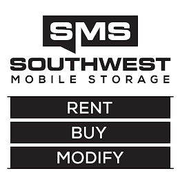 SMS SOUTHWEST MOBILE STORAGE RENT BUY MODIFY logo