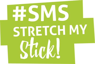 #SMS STRETCH MY STICK! logo