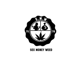 S.M.W. 75 78 SEX MONEY WEED logo