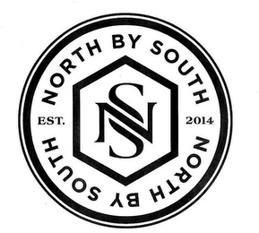 SN NORTH BY SOUTH EST. 2014 NORTH BY SOUTH logo