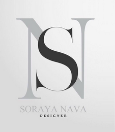 SN SORAYA NAVA DESIGNER logo