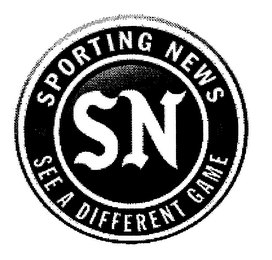 SN SPORTING NEWS SEE A DIFFERENT GAME logo