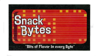 SNACK BYTES "BITS OF FLAVOR IN EVERY BYTE" logo