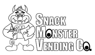 SNACK MONSTER VENDING CO. logo