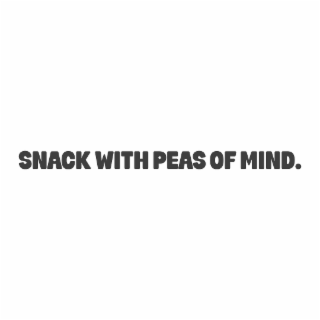 SNACK WITH PEAS OF MIND. logo