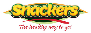 SNACKERS THE HEALTHY WAY TO GO! logo