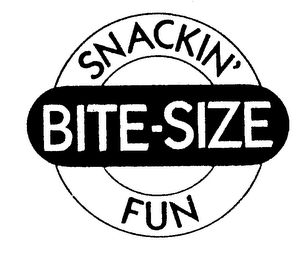 SNACKIN' BITE-SIZE FUN logo