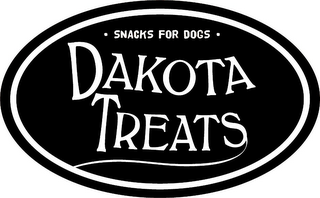 SNACKS FOR DOGS DAKOTA TREATS logo