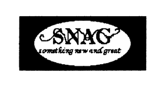 SNAG SOMETHING NEW AND GREAT logo