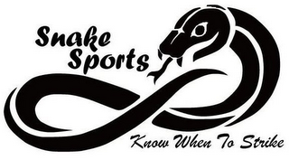 SNAKE SPORTS KNOW WHEN TO STRIKE logo