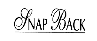 SNAP BACK logo
