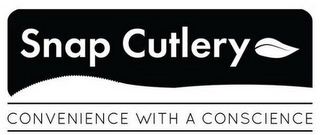 SNAP CUTLERY CONVENIENCE WITH A CONSCIENCE logo