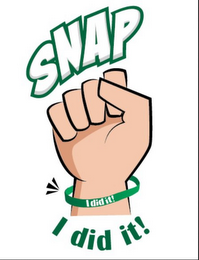 SNAP I DID IT! I DID IT! logo