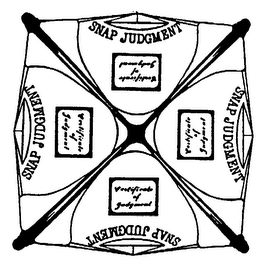 SNAP JUDGMENT logo