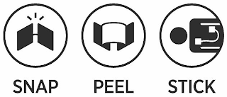 SNAP PEEL STICK logo