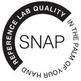 SNAP REFERENCE LAB QUALITY IN THE PALM OF YOUR HAND logo