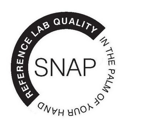 SNAP REFERENCE LAB QUALITY IN THE PALM OF YOUR HAND logo