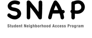 SNAP STUDENT NEIGHBORHOOD ACCESS PROGRAM logo