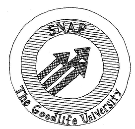 "SNAP, THE GOODLIFE UNIVERSITY logo