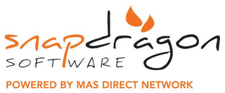 SNAPDRAGON SOFTWARE POWERED BY MAS DIRECT NETWORK logo