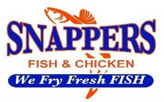 SNAPPERS FISH & CHICKEN WE FRY FRESH FISH logo