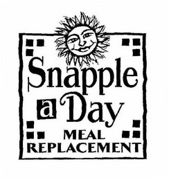 SNAPPLE A DAY MEAL REPLACEMENT logo