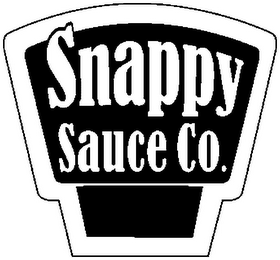 SNAPPY SAUCE CO. logo