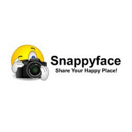 SNAPPYFACE SHARE YOUR HAPPY PLACE! logo