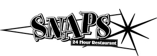SNAPS 24 HOUR RESTAURANT logo