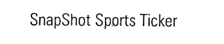 SNAPSHOT SPORTS TICKER logo
