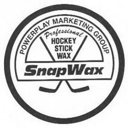SNAPWAX POWERPLAY MARKETING GROUP PROFESSIONAL HOCKEY STICK WAX logo