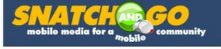 SNATCH AND GO MOBILE MEDIA FOR A MOBILE COMMUNITY logo