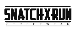 SNATCH X RUN STREETWEAR logo