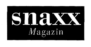 SNAXX MAGAZIN logo