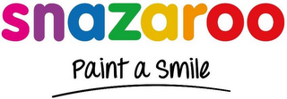 SNAZAROO PAINT A SMILE logo