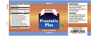 SNC PROSTATIX PLUS logo