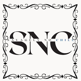 SNC SAVAGELY NO CHILL logo