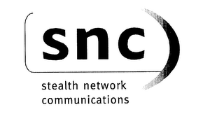 SNC STEALTH NETWORK COMMUNICATIONS logo