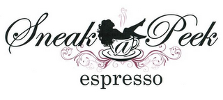 SNEAK A PEEK ESPRESSO logo
