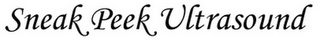 SNEAK PEEK ULTRASOUND logo