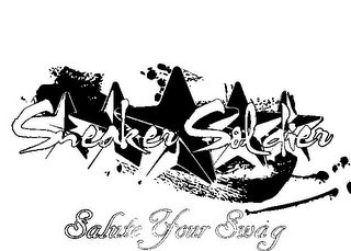 SNEAKER SOLDIER SALUTE YOUR SWAG logo