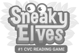 SNEAKY ELVES  #1 CVC READING GAME logo