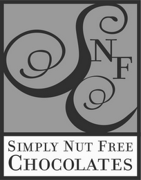 SNFC SIMPLY NUT FREE CHOCOLATES logo